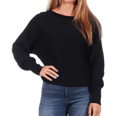 Only Onladaline Life L/s Short Pullo Knt Noos (15226298) - negro Only Onladaline Life L/s Short Pullo Knt Noos (15226298) - negro