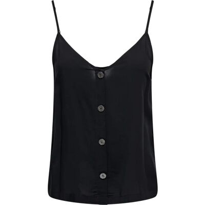 Only Onlnova 36 - Czarna top z dekoltem w V Only Onlnova 36 - Czarna top z dekoltem w V