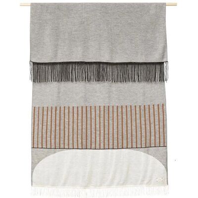 Form & Refine - Plaid Aymara 130x190 cm - Motif gris - Publicité Form & Refine - Plaid Aymara 130x190 cm - Motif gris - Publicité