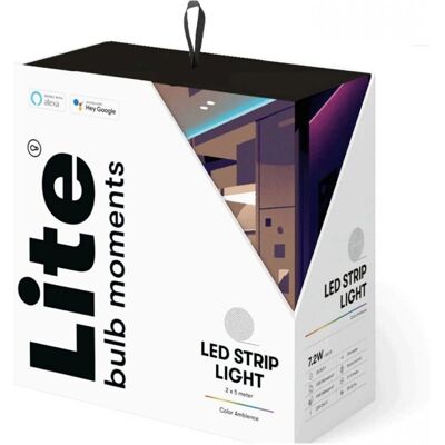 Nordic Smartlight LED-stripe - RGB 2x5M - Inomhus Nordic Smartlight LED-stripe - RGB 2x5M - Inomhus
