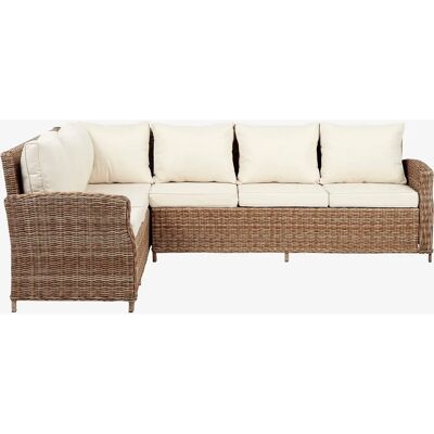 NORDFORM Hjørnesofa mit Kissen - Natur - Lounge-Sofa NORDFORM Hjørnesofa mit Kissen - Natur - Lounge-Sofa