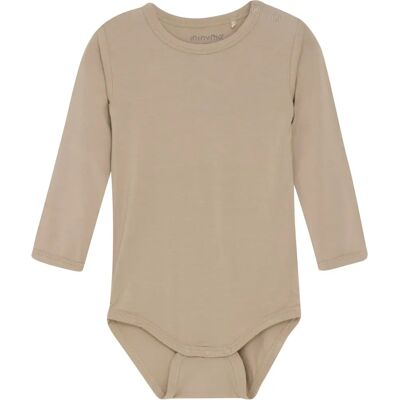 Minymo Body M/L - Viscosa - Taupe - Body Minymo Body M/L - Viscosa - Taupe - Body