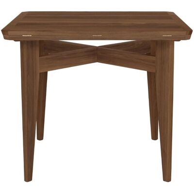 Table GUBI B en Noyer Américain - Extensible Carré Ronde - Publicité Table GUBI B en Noyer Américain - Extensible Carré Ronde - Publicité