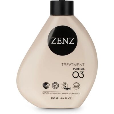 ZENZ Organic No. 03 Hajpakolás - Tápláló & Javító - 250ml ZENZ Organic No. 03 Hajpakolás - Tápláló & Javító - 250ml