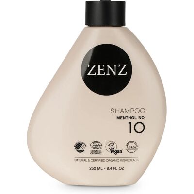 ZENZ Organic No.10 Menthol Shampoo - Voor Vrouwen, 250 ml ZENZ Organic No.10 Menthol Shampoo - Voor Vrouwen, 250 ml