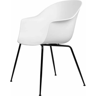Gubi Bat Spisestol - Hvit & Svart - Spisestol Gubi Bat Spisestol - Hvit & Svart - Spisestol