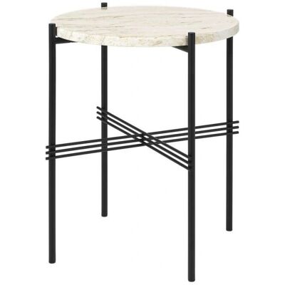 GUBI TS Sidebord - Svart/Hvit - Ø40cm - Skandinavisk design GUBI TS Sidebord - Svart/Hvit - Ø40cm - Skandinavisk design
