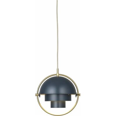 Suspension Multi-Lite GUBI Petite Laiton Bleu Nuit - Édition Limitée Suspension Multi-Lite GUBI Petite Laiton Bleu Nuit - Édition Limitée