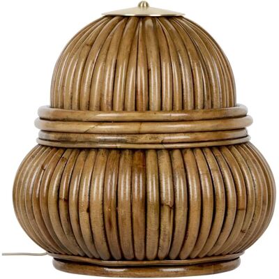 Gubi - Lampe de sol en rotin naturel - Style bohème - 72 cm Gubi - Lampe de sol en rotin naturel - Style bohème - 72 cm