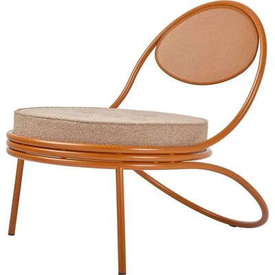 Fauteuil lounge extérieur Copacabana à profil bas - Orange/Standard Lorkey Limonta - Publicité Fauteuil lounge extérieur Copacabana à profil bas - Orange/Standard Lorkey Limonta - Publicité