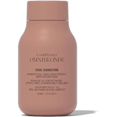 Omniblonde Cool Signature Conditioner - 40ml til køligt blondt hår Omniblonde Cool Signature Conditioner - 40ml til køligt blondt hår