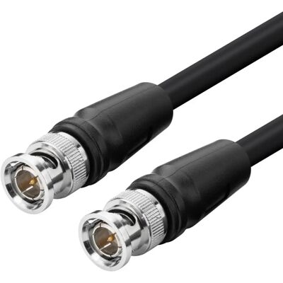 Microconnect BNC-HDSDI-20M Koaksialkabel - 20m - Svart - Støtter 4K60Hz Microconnect BNC-HDSDI-20M Koaksialkabel - 20m - Svart - Støtter 4K60Hz