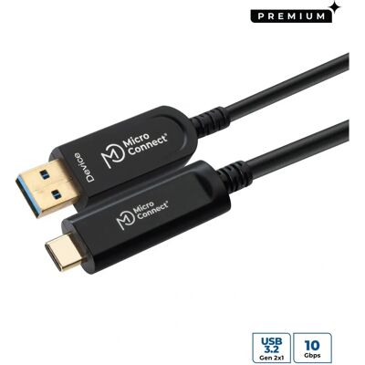 Microconnect MC-USB3.2CA5OP USB-Kabel - 5m - Schwarz - USB 3.2 Gen 2 Microconnect MC-USB3.2CA5OP USB-Kabel - 5m - Schwarz - USB 3.2 Gen 2