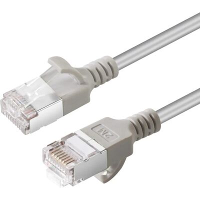 MicroConnect MicroConnect Câble U/FTP Cat6a, 1m, Gris - Câble réseau - Publicité MicroConnect MicroConnect Câble U/FTP Cat6a, 1m, Gris - Câble réseau - Publicité