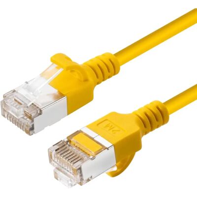 MicroConnect Keltainen 2m Cat6a U/FTP verkkokaapeli MicroConnect Keltainen 2m Cat6a U/FTP verkkokaapeli