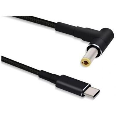 Câble MicroConnect USB-C à DC 5,5*2,5mm - 1,2m - Noir - Publicité Câble MicroConnect USB-C à DC 5,5*2,5mm - 1,2m - Noir - Publicité
