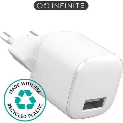 eSTUFF INFINITE USB-A Ladegerät - 12W - Weiß - Umweltfreundlich eSTUFF INFINITE USB-A Ladegerät - 12W - Weiß - Umweltfreundlich