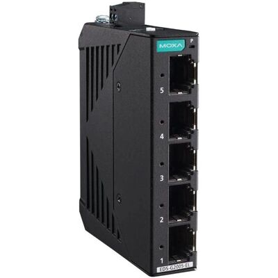 Moxa - EDS-G2005-EL - 5-Port - unmanaged - Commutateur réseau - Publicité Moxa - EDS-G2005-EL - 5-Port - unmanaged - Commutateur réseau - Publicité