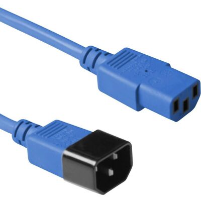 Câble d'alimentation MicroConnect PE1413B3 - 3m, Bleu, C14 à C13 Câble d'alimentation MicroConnect PE1413B3 - 3m, Bleu, C14 à C13