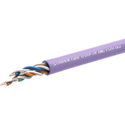 Lanview LVN122152 - Cable de red U-UTP Cat5e 305m Púrpura Lanview LVN122152 - Cable de red U-UTP Cat5e 305m Púrpura