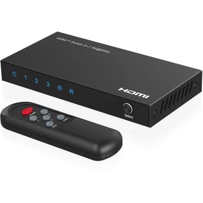 MicroConnect 4K@60Hz HDMI Switch 3x1 - Videoschalter MicroConnect 4K@60Hz HDMI Switch 3x1 - Videoschalter