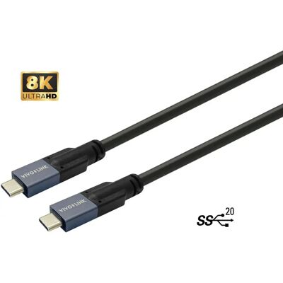 Vivolink Vivolink PROUSBCMM7.5 Cavo USB - USB 3.2 Gen 2 - 7,5 m - Nero - Cavo USB Vivolink Vivolink PROUSBCMM7.5 Cavo USB - USB 3.2 Gen 2 - 7,5 m - Nero - Cavo USB