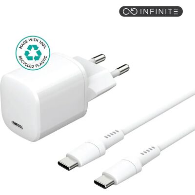 eSTUFF W128441109 Kit Chargeur 20W - Blanc - Kit de chargeur - Publicité eSTUFF W128441109 Kit Chargeur 20W - Blanc - Kit de chargeur - Publicité