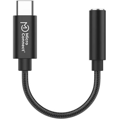 MicroConnect USB-C zu Audio-Adapter - Silber MicroConnect USB-C zu Audio-Adapter - Silber