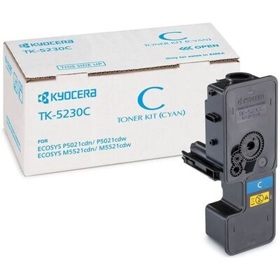 Kyocera TK-5230C Cyan Tonerpatrone - Original - 1 Stück - für EcoSys M5521, P5021 Kyocera TK-5230C Cyan Tonerpatrone - Original - 1 Stück - für EcoSys M5521, P5021