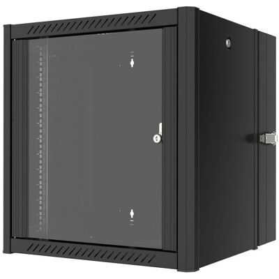 Lanview 12U Wandmontage Rack - Doppelte Wand 19" Schwarz Lanview 12U Wandmontage Rack - Doppelte Wand 19" Schwarz
