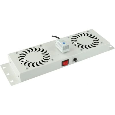 Accessoire Rack Lanview RAF115WH-UK - 2 Ventilateurs, Thermostat Analogique - Publicité Accessoire Rack Lanview RAF115WH-UK - 2 Ventilateurs, Thermostat Analogique - Publicité