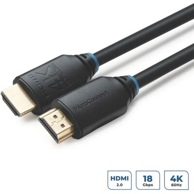 MicroConnect 20m HDMI-kaapeli - 4K, 3D, ARC - Musta MicroConnect 20m HDMI-kaapeli - 4K, 3D, ARC - Musta