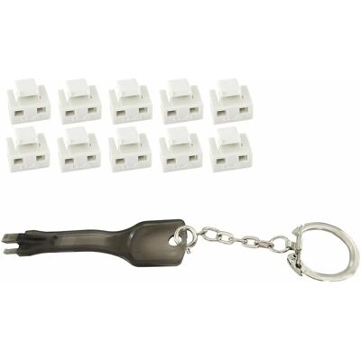 MicroConnect RJ45 portblokkere med nøkkel - Nettverkssikkerhet MicroConnect RJ45 portblokkere med nøkkel - Nettverkssikkerhet