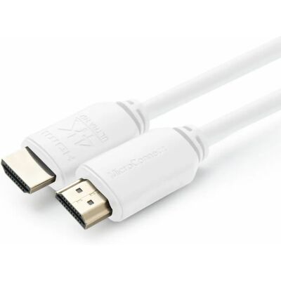 MicroConnect Câble HDMI Blanc 1m - Support 4K - Publicité MicroConnect Câble HDMI Blanc 1m - Support 4K - Publicité