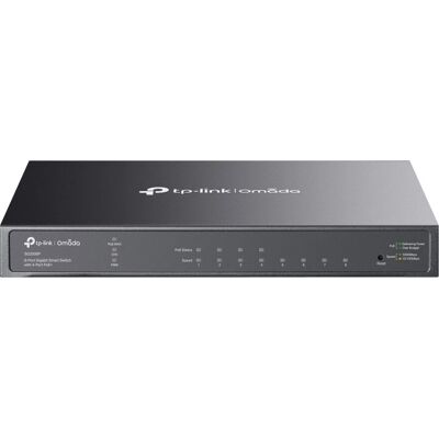 TP-Link Omada TL-SG2008P Hallittu Gigabit Ethernet Power over Ethernet - Verkkokytkin TP-Link Omada TL-SG2008P Hallittu Gigabit Ethernet Power over Ethernet - Verkkokytkin