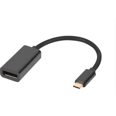 MicroConnect - MC-USBC-DPF1.2 - Nero - 20cm - Adattatore video MicroConnect - MC-USBC-DPF1.2 - Nero - 20cm - Adattatore video