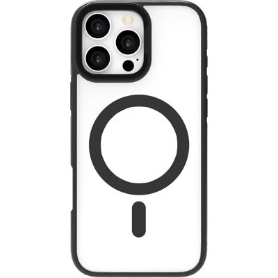 Custodia ibrida per iPhone 16 Pro con support - Nero Custodia ibrida per iPhone 16 Pro con support - Nero