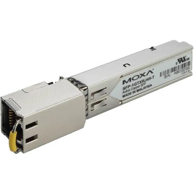 Moxa - SFP Kupferserie - 10/100/1000 Base-T - RJ-45 - SFP-Modul Moxa - SFP Kupferserie - 10/100/1000 Base-T - RJ-45 - SFP-Modul
