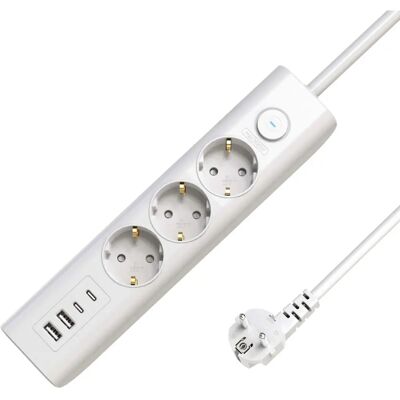 MicroConnect 3-udtag USB Strømforsyning - Forlængerledning MicroConnect 3-udtag USB Strømforsyning - Forlængerledning