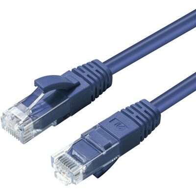 MicroConnect MC-UTP6A0015B Nettverkskabel - 0,15m - UTP - Cat6a - Blå MicroConnect MC-UTP6A0015B Nettverkskabel - 0,15m - UTP - Cat6a - Blå