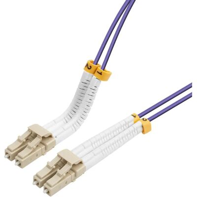 Cavo in fibra ottica Lanview LVO231810-FLEX - 1m, LC-LC, OM4, Viola Cavo in fibra ottica Lanview LVO231810-FLEX - 1m, LC-LC, OM4, Viola