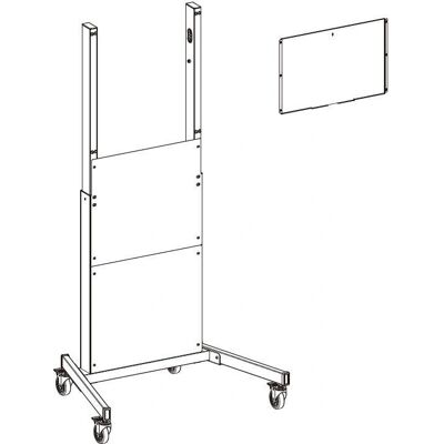 Vivolink VLFS-FLEXI Monitorhalterung - mobiler Basisständer - 60M Garantie Vivolink VLFS-FLEXI Monitorhalterung - mobiler Basisständer - 60M Garantie