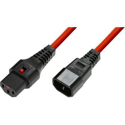 MicroConnect MC-C13C14LOCK-1.5M Strømkabel - IEC Lock C13 til C14 MicroConnect MC-C13C14LOCK-1.5M Strømkabel - IEC Lock C13 til C14