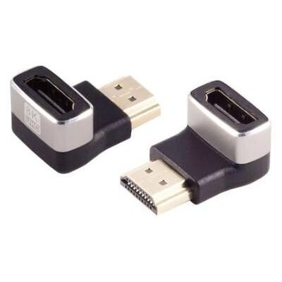 MicroConnect HDMI 8k kaapeli 90° kulmassa - Musta MicroConnect HDMI 8k kaapeli 90° kulmassa - Musta