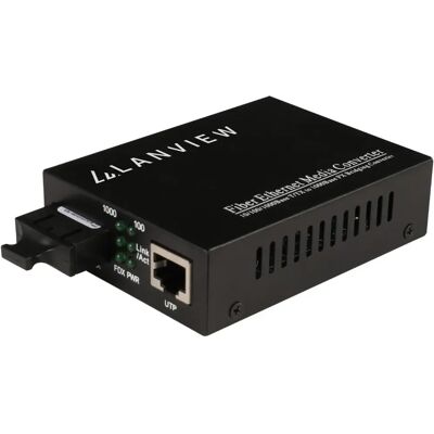 Lanview LVN-MED-SC-1000BASE-X Convertisseur de Médias Fibre - 80 km - Publicité Lanview LVN-MED-SC-1000BASE-X Convertisseur de Médias Fibre - 80 km - Publicité
