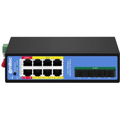 Ernitec Ernitec IM08-1GB 8-Port PoE Netzwerk Switch Ernitec Ernitec IM08-1GB 8-Port PoE Netzwerk Switch