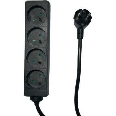 MicroConnect - MC-PS040150FRB - 4-outlet - Power Strip MicroConnect - MC-PS040150FRB - 4-outlet - Power Strip