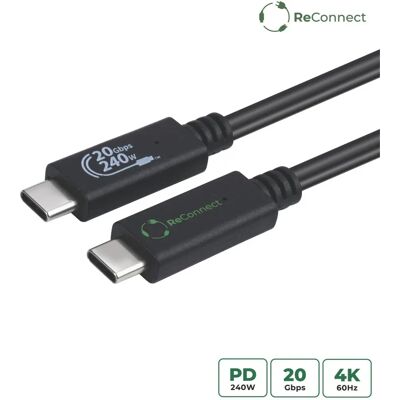 Cavo USB Microconnect ECO-USB3.2CC1.5 - USB 3.2 Gen 2x2 - 1,5 m - Nero Cavo USB Microconnect ECO-USB3.2CC1.5 - USB 3.2 Gen 2x2 - 1,5 m - Nero