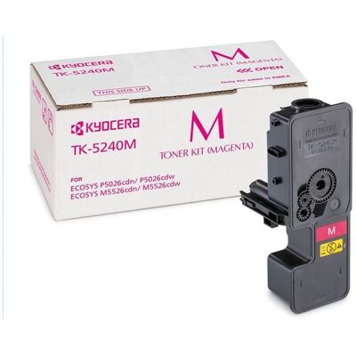 Toner Kyocera TK-5240M Magenta - Original - 3000 pages - Cartouche d'imprimante - Publicité Toner Kyocera TK-5240M Magenta - Original - 3000 pages - Cartouche d'imprimante - Publicité