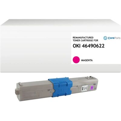 CoreParts QI-OK2027M Tonerpatronen - Magenta - Für OKI CoreParts QI-OK2027M Tonerpatronen - Magenta - Für OKI